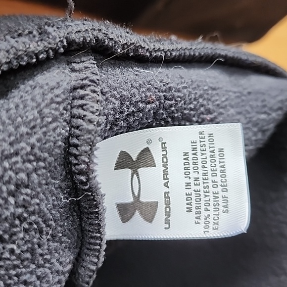 Black Under Armour full zip fleece jacket ladies Medium - Picture 8 of 9